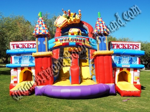 Amusement Park themed obstacle course rental Phoenix AZ